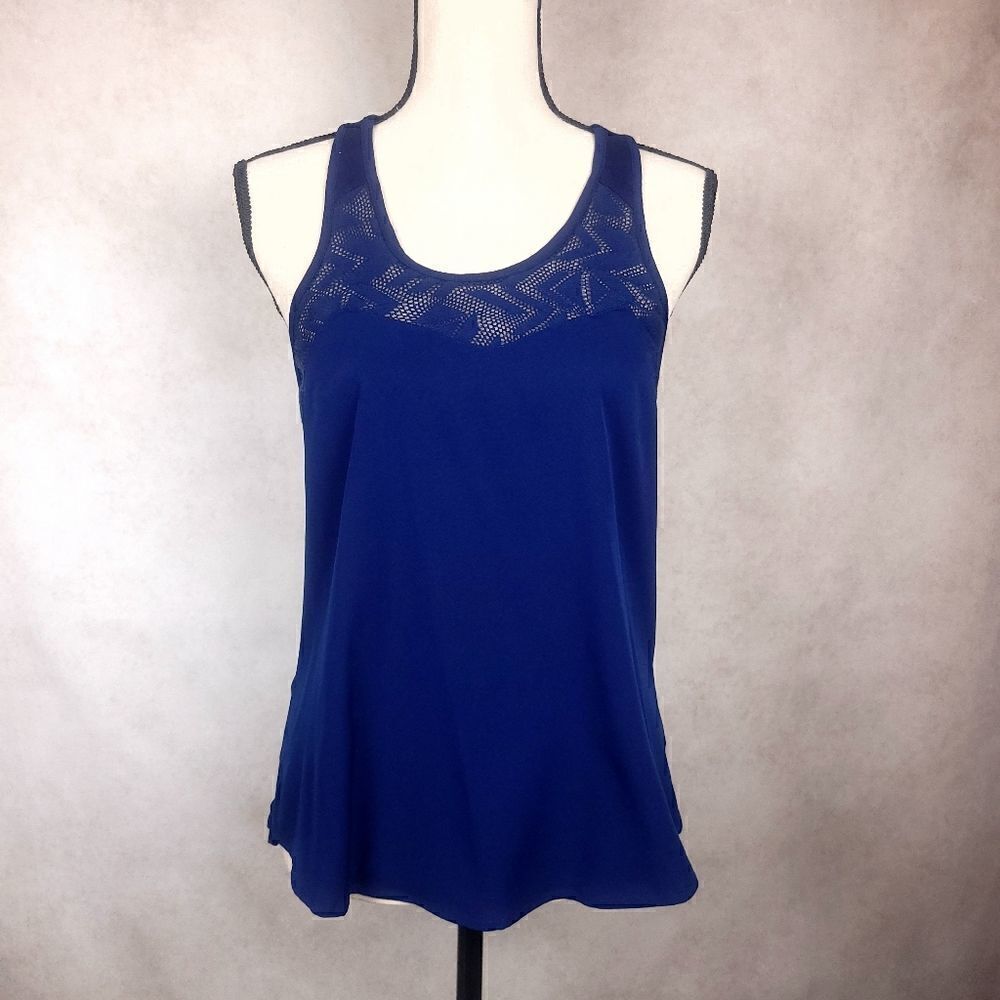 Converse Blue Racerback Tank Top Size XS
